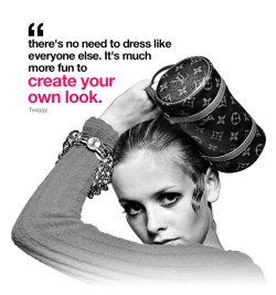 Twiggy Holding Louis Vuitton Bag 1967. Photo by Bert Stern