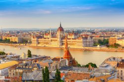 Budapest skyline, Hungary