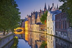Twilight hour in Bruges