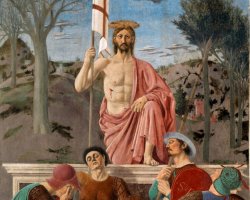 Piero della Francesca by The Resurrection, painted around 1465