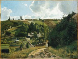 Jalais Hill, Pontoise by Camille Pissarro, painted in 1867