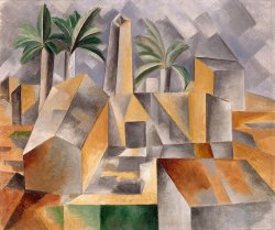 Brick Factory at Tortosa by Picasso, painted in 1909