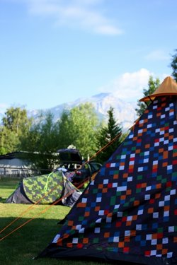 Spotty tent