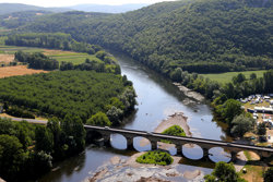 River dordogne from Chateau de Castelnaud la chapelle