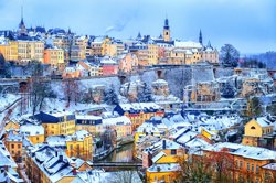 Luxembourg in the snow