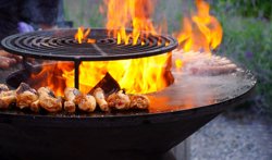 BBQ with sausages