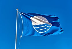 blue flag beach