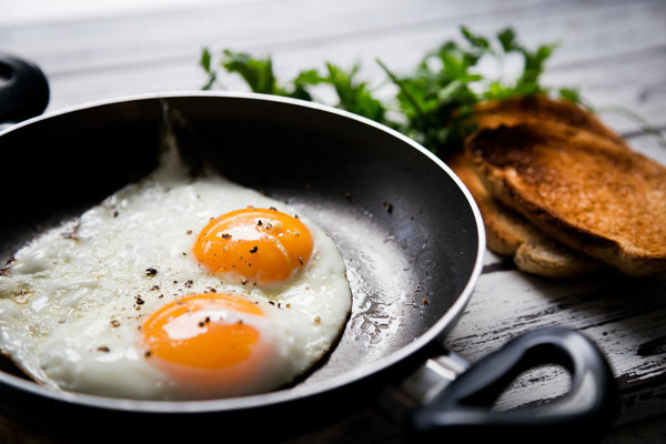 Eggs! Sunny side up!