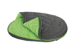 Ruffwear Sleeping Bag for Dogs, Ideal for Camping and Backpacking, One Size – Suitable for Most Breeds, Meadow Green, Highlands Sleeping Bag, 1060-345M