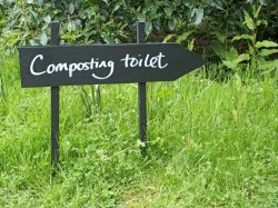 Composting toilet this way