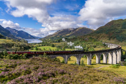 Glenfinnan Railway Viaduct in Scotland