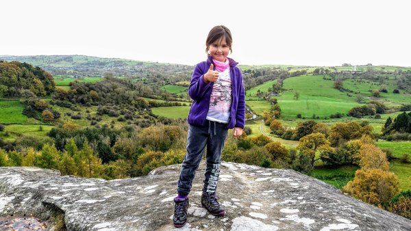 Loz on a rock somewhere with not a smartphone to be seen