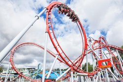 G-Force rollercoaster at Drayton Manor