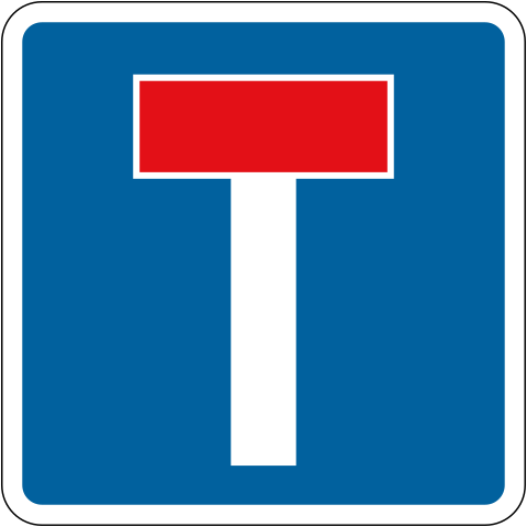 No Through Road